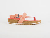 Womens Timberland Malibu Waves Thong A1PGK Pink Salmon Leather Thong Sandals